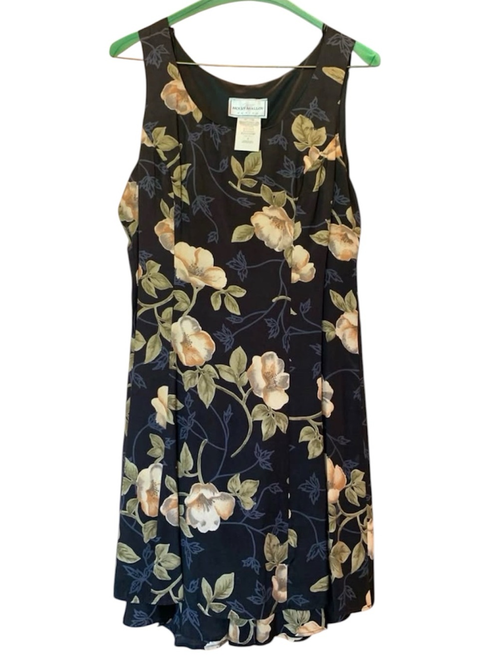 Molly Malloy Petite Vintage Floral Print Sleeveless Fit & Flare Dress